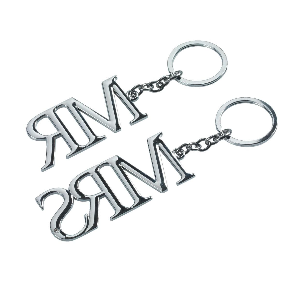 Mr & Mrs Keyring Set