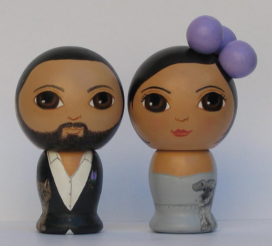 Custom Wedding Cake Toppers