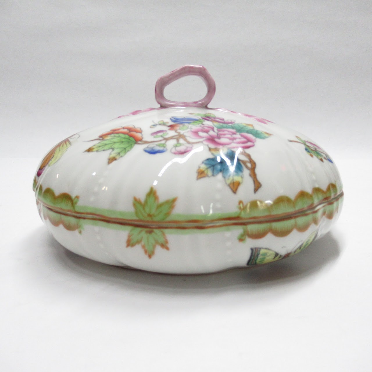 Herend Lidded Dish & Sugar Bowl