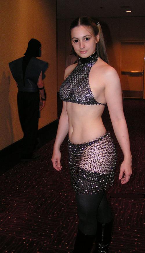 Wonders Of The World Sexy Chain Mail Cosplay Costume