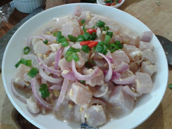 Northern Mindanao fish kinilaw