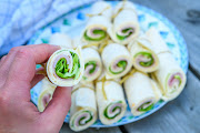 Pinwheel sandwiches.