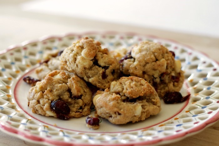 White Chocolate Cranberry Cookies