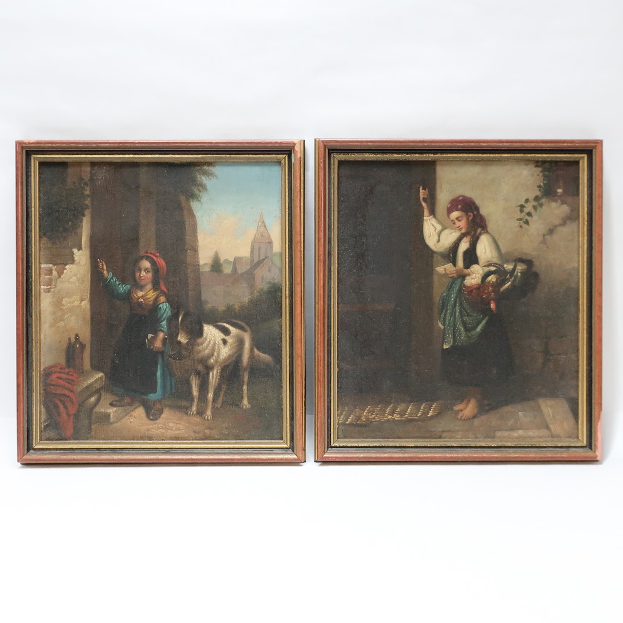 Johann Boch Painting Pair