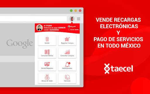 taecel.com - Recarga Electrónica y Servicios