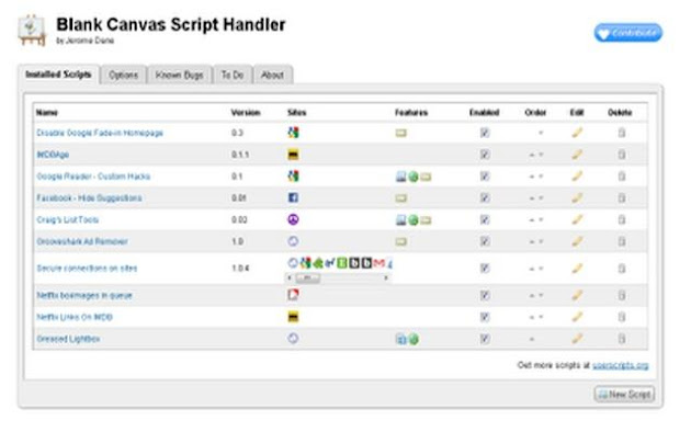 Blank Canvas Script Handler Blank Canvas Script Handler