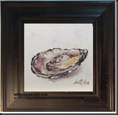 framed Lemon Leaf 6x6