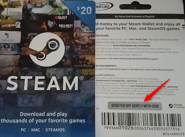 Электронные Подарочные Карты Steam Купить