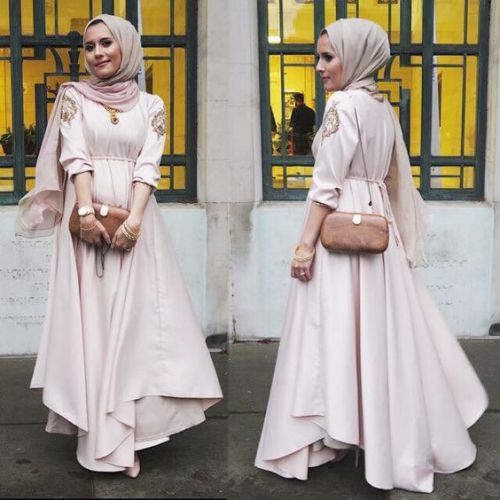 Evening Hijab Dresses 2019 for Teenage Girls Fashion 2D