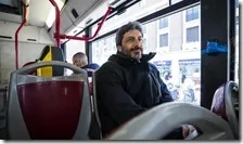 Roberto Fico in autobus