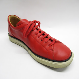 Bally Red Leather Sneakers