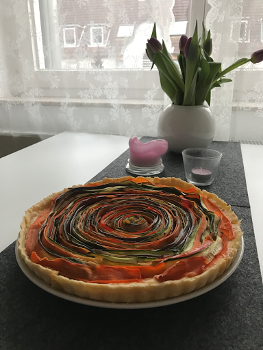 Kopfkino, Kochen, Veggie Tarte, Regenbogen