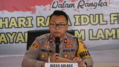 Kompol Poeloeng Arsa Sidanu, S.I.K. M.M  pimpin Rakor di Polres Lamteng