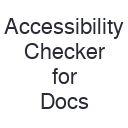 Logo of Accessibility Checker for Docs