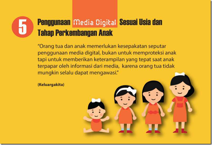 5. Penggunaan Media Digital Sesuai Usia dan Tahap Perkembangan Anak