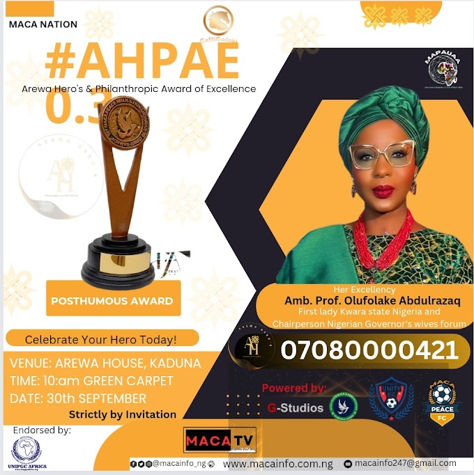 Arewa Hero's & Philanthropic Award of Excellence 2023