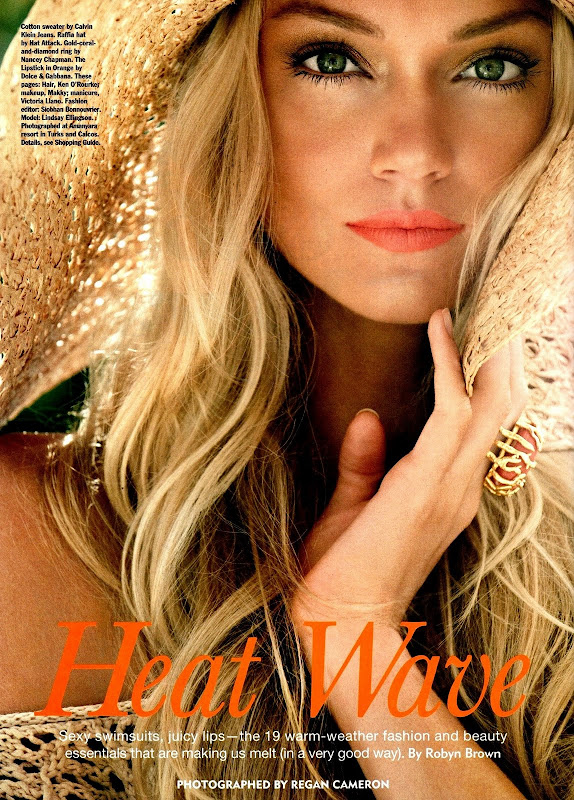 Lindsey Ellingson para Allure Magazine (June 2011)