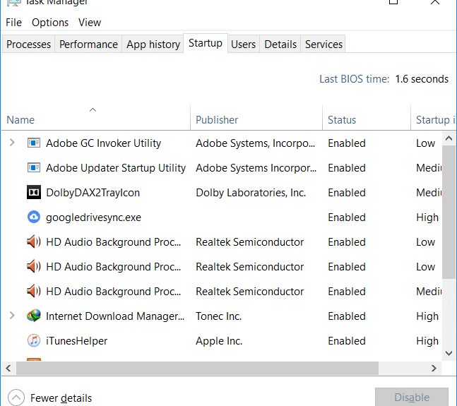 在 Windows 10 中禁用启动程序的 4 种方法