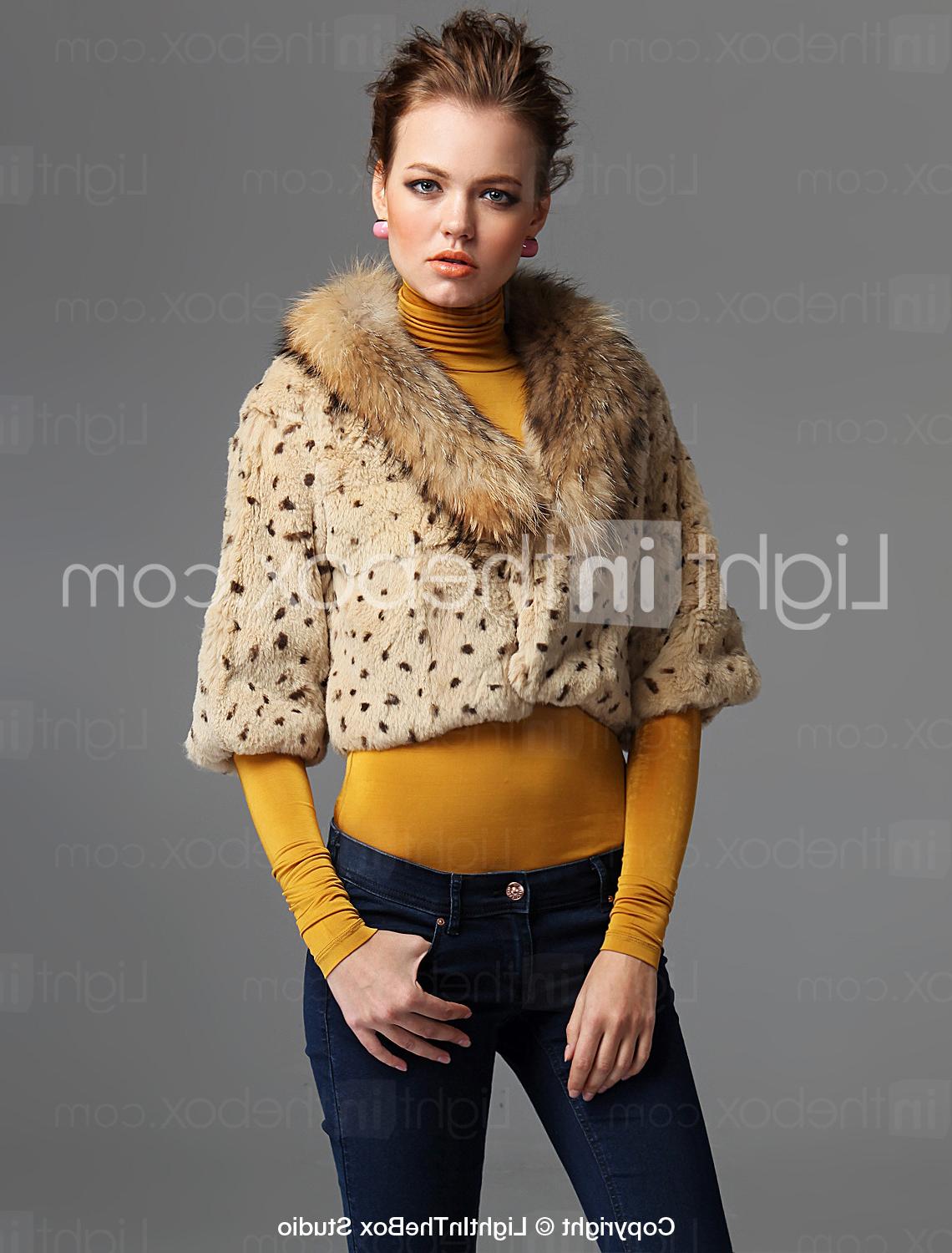 TS Animal Print Fur Jacket - US  231.99