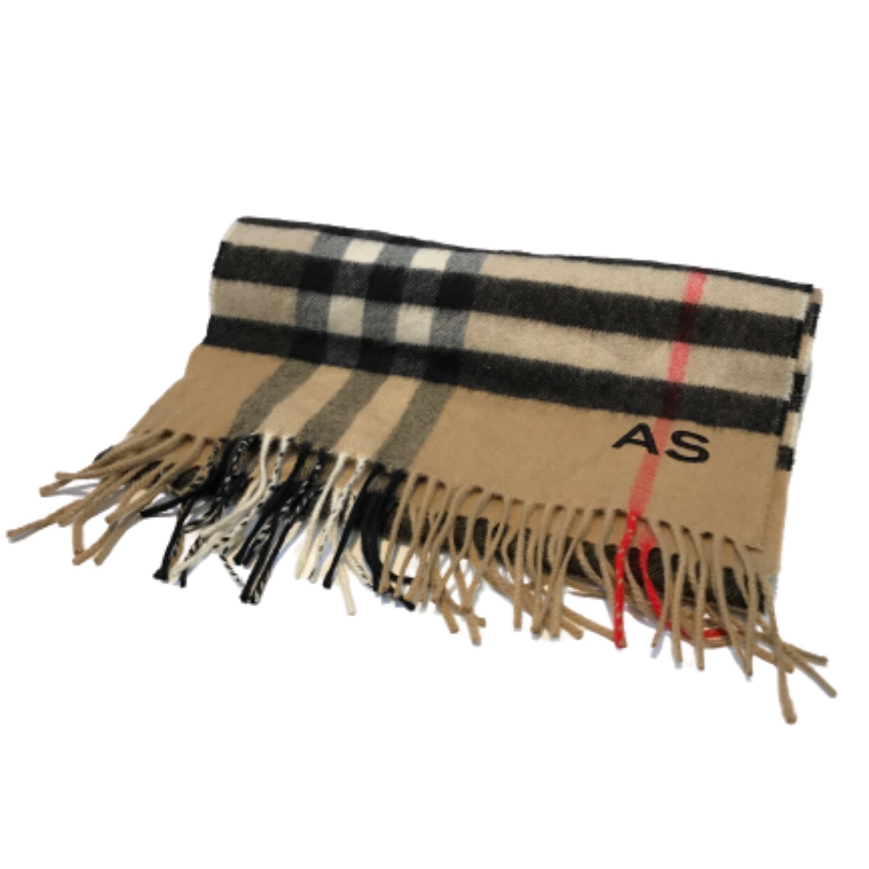 Burberry Cashmere Plaid Scarf