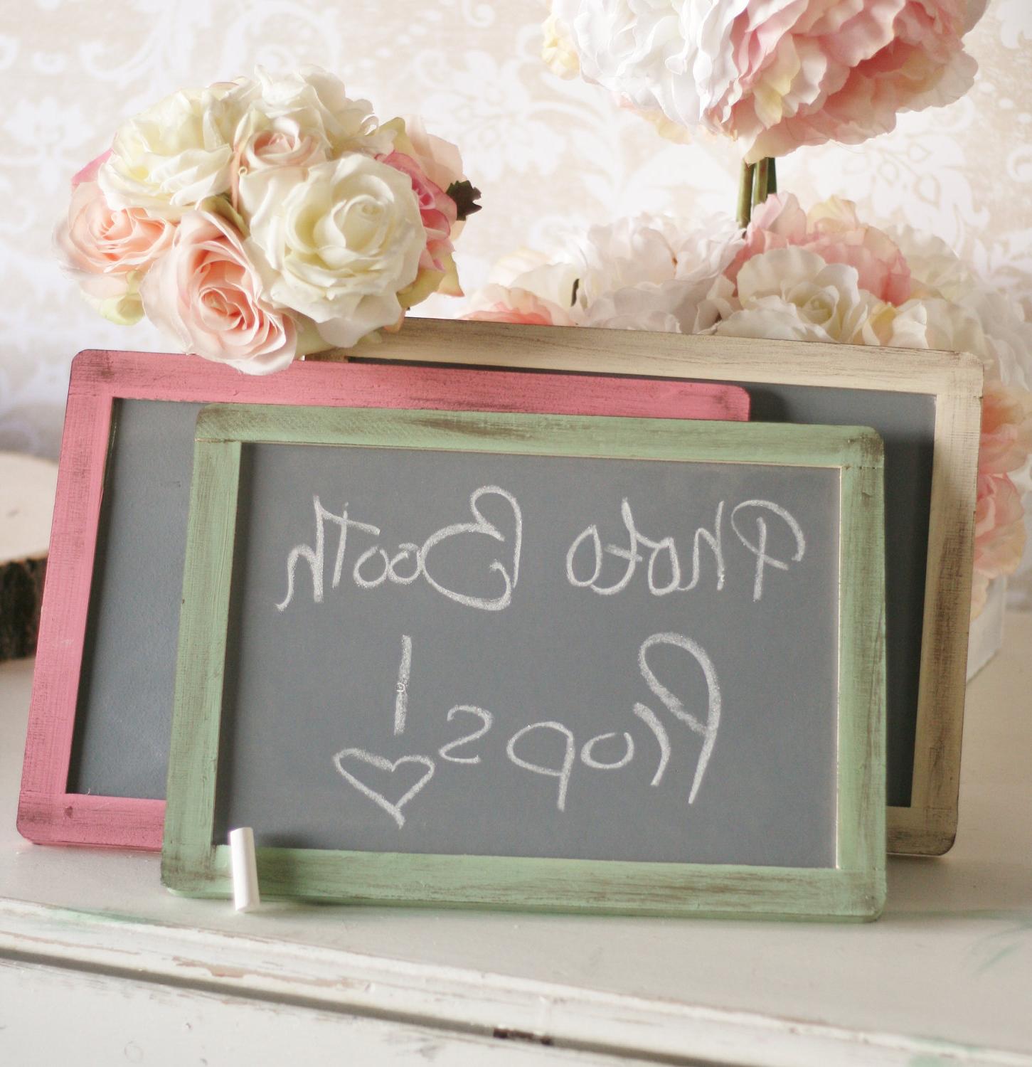 Chalkboard Signs Shabby Chic Rustic Wedding. From braggingbags