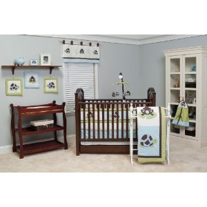  Pam Grace Creations 10 Piece Crib Bedding Set, Mr. & Mrs. Pond