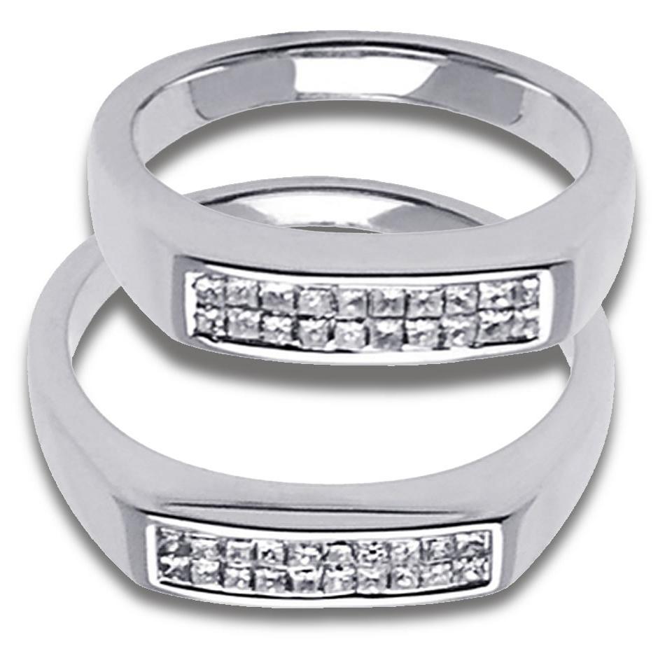 baguette wedding bands for