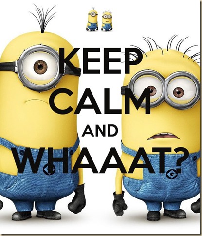 keep calm minions