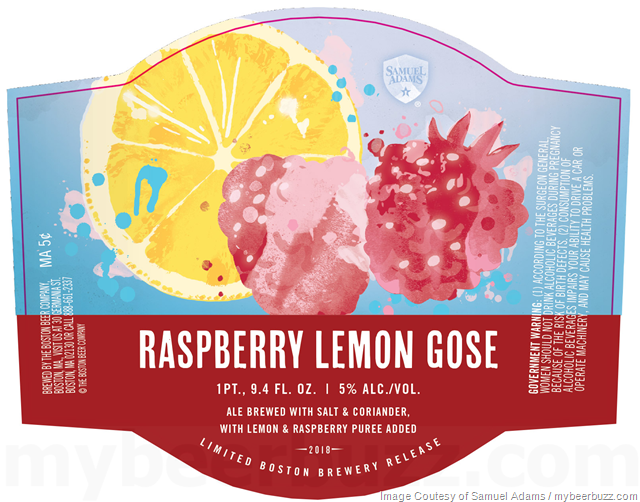 Samuel Adams Updating Raspberry Lemon Gose