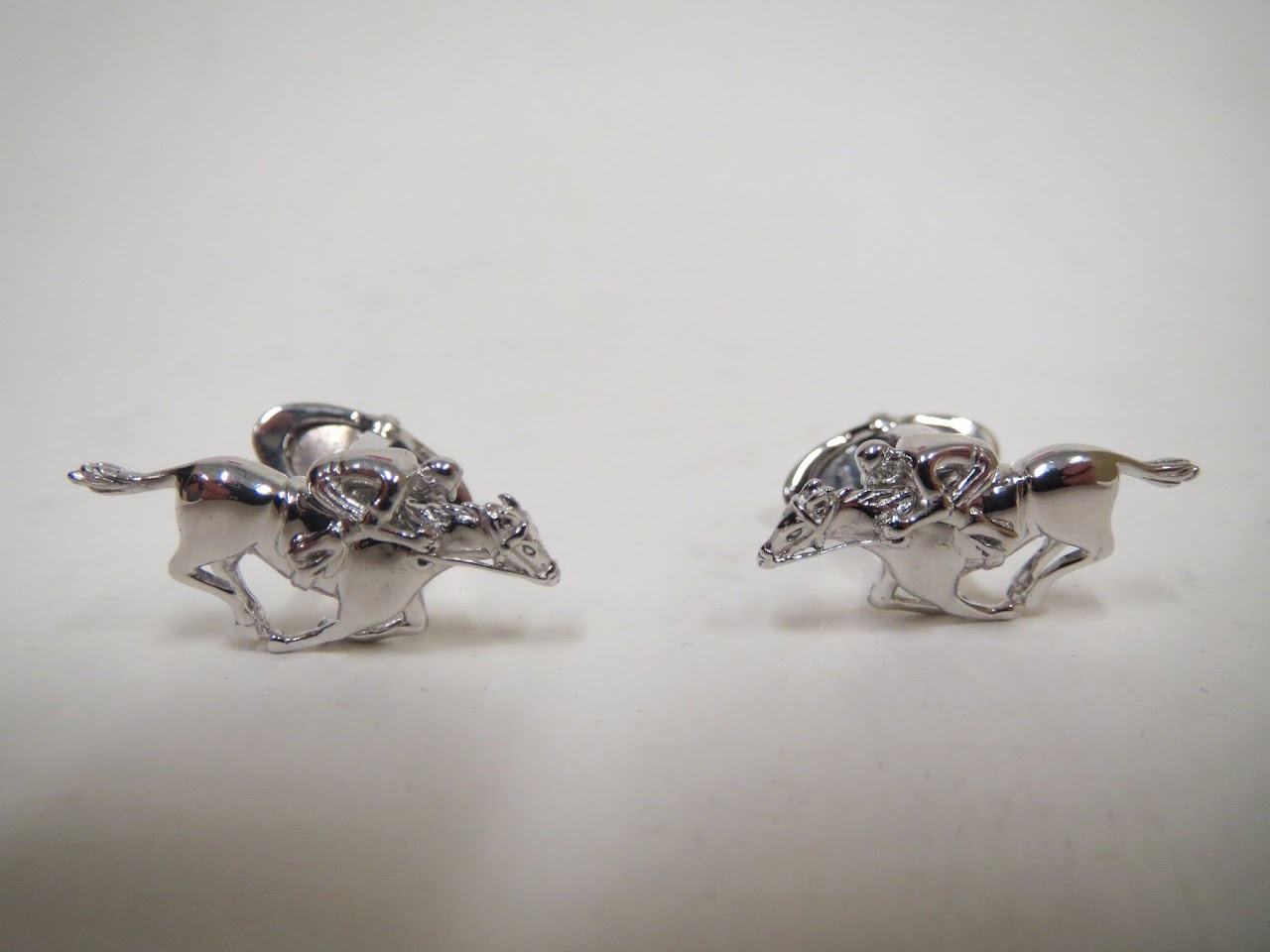 Dunhill Sterling Equestrian Cufflinks