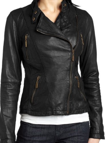 Leather Outfitters Gorgeous Leather Jacket for Women - Large - Black