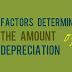 Factors affecting the amount of Depreciation