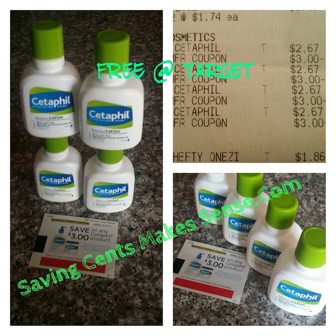 Target: #FREE Cetaphil Lotion!