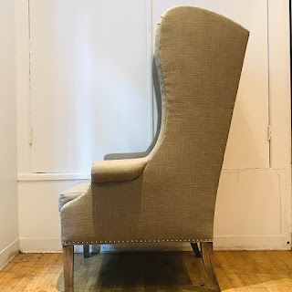 Lillian August High Wing-Back Chair #1