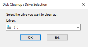 Disk CleanUp Windows 10