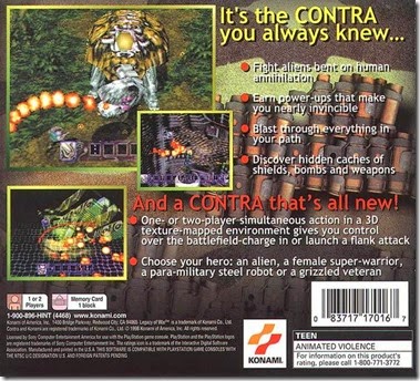 Contra Legacy of War ps1