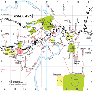 Town of Casterton, SW Victoria