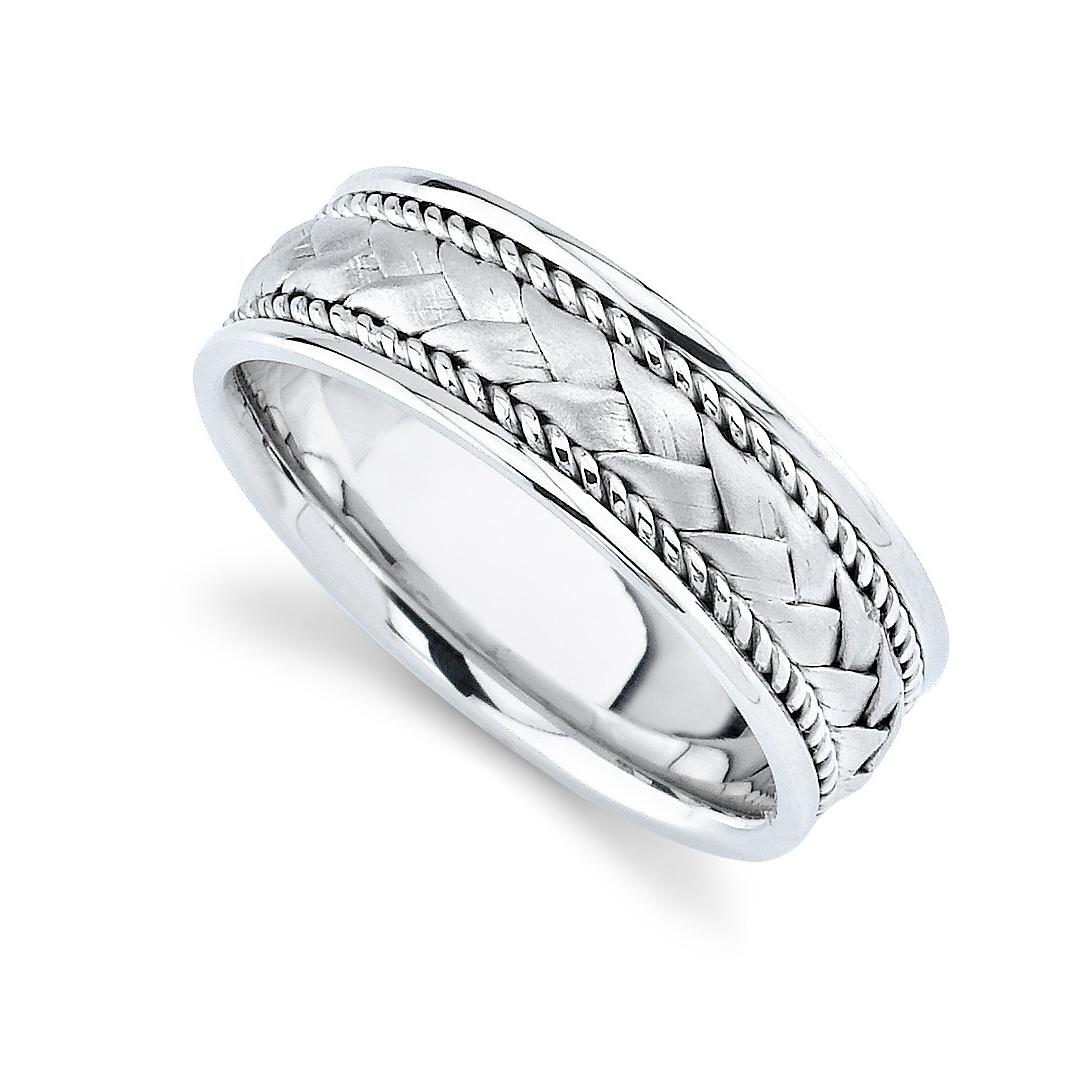 Elegant Mens Wedding Ring With