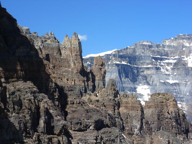 LAS ROCOSAS DE CANADA. YELLOWSTONE Y GRAND TETON. - Blogs de Canada - Lake Moraine. Larch Valley y Sentinel Pass. Eiffel Lake. 4 de julio (31)