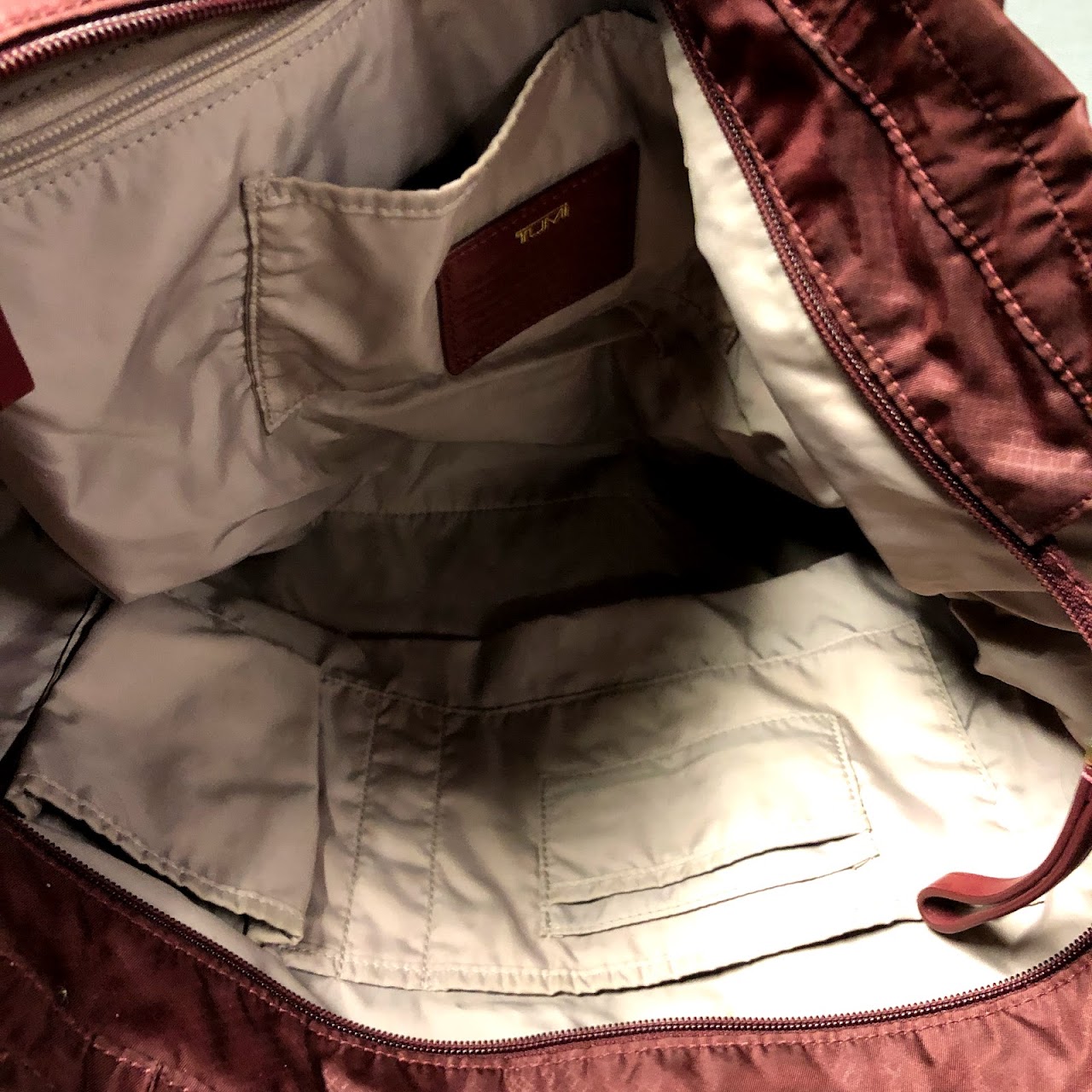 Tumi Nylon & Leather Tote