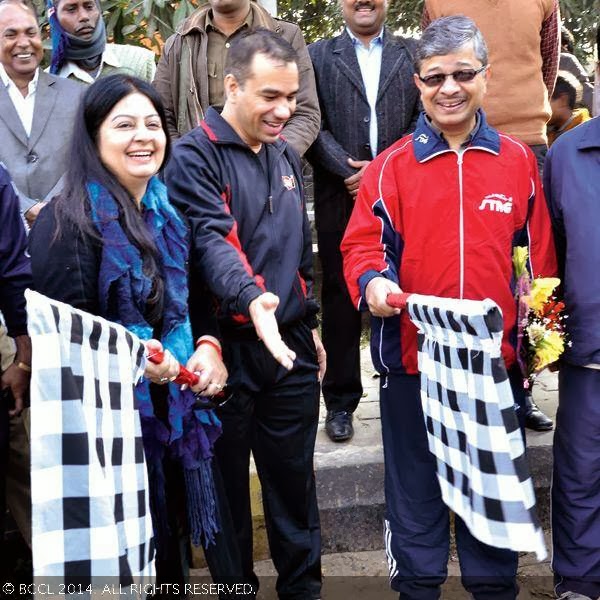  Pooja, Navniet Sekera and Mukesh Kumar Meshram during Manfest 2014, held in Lucknow. 