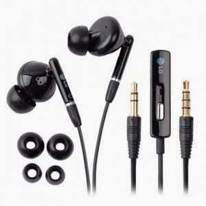  3.5MM LG OEM Stereo Earbud Headphones /w Microphone Extension for LG Optimus S (Black)