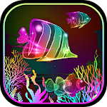 Cover Image of Baixar Papel de parede animado Peixe neon 1.0.7 APK