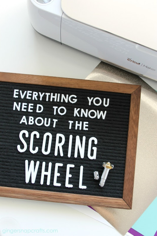 Everything You need to Know About the Cricut Scoring Wheel #cricut #cricutmade #cricutmaker