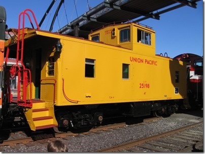 IMG_2887 Union Pacific CA-4 Caboose #25198 at Union Station in Portland, Oregon on May 8, 2010