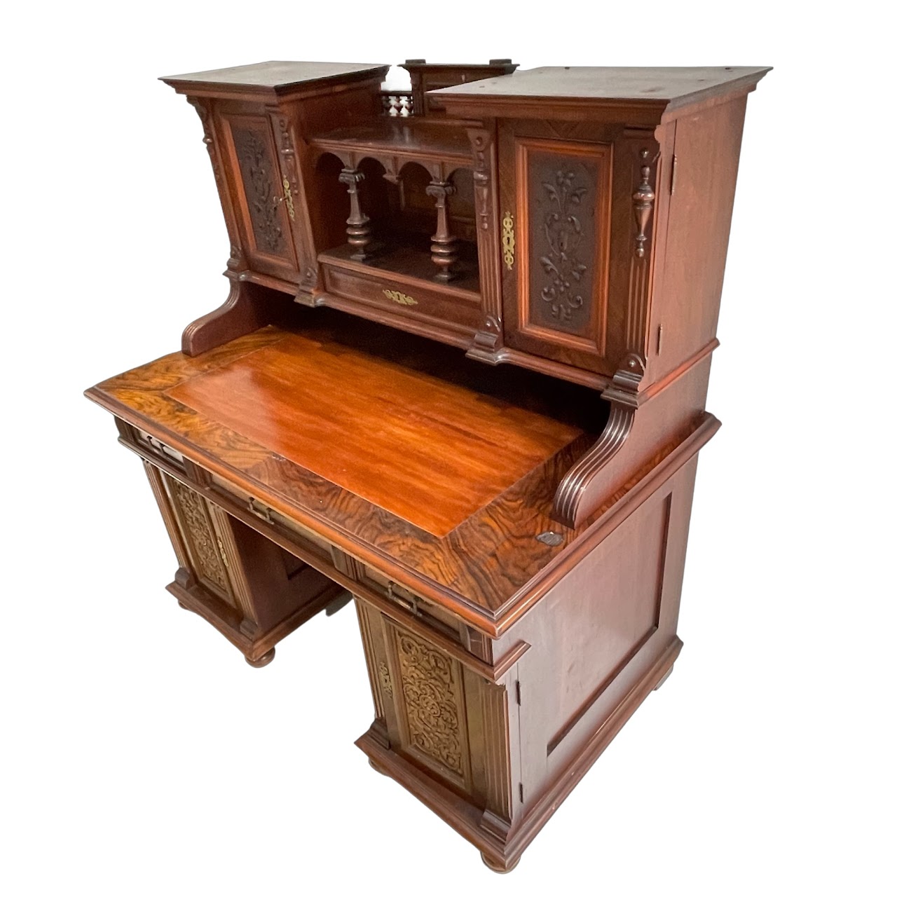 Eastlake Mahogany Desk