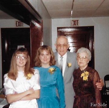 The girls and the Grandparents