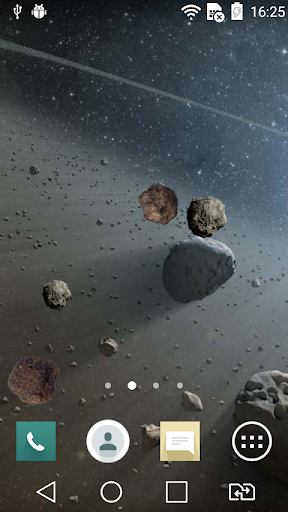 Asteroids Live Wallpaper