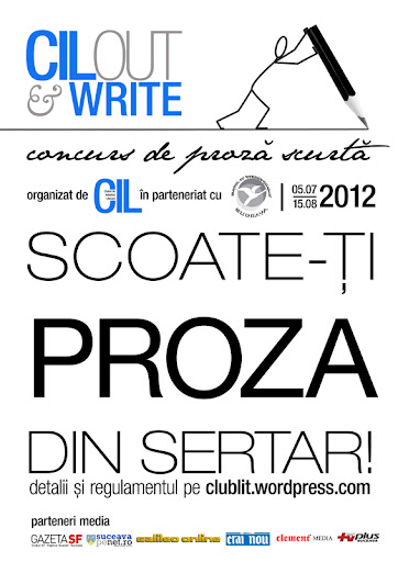 CILout&write – Scoate proza din sertar | Concurs de proză scurtă