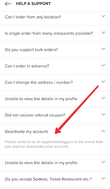 How to permanently delete your account on swiggy/ swiggy service review?